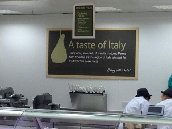 Picture of tesco italy