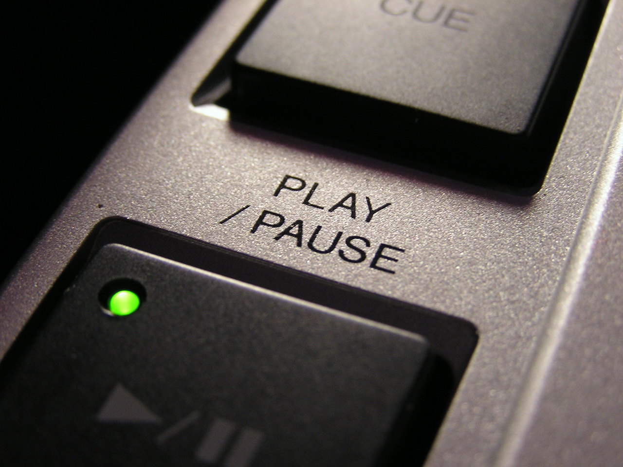 Play/Pause Button Lit Up