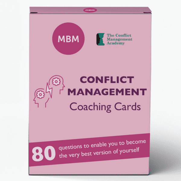 Conflict management coaching cards box